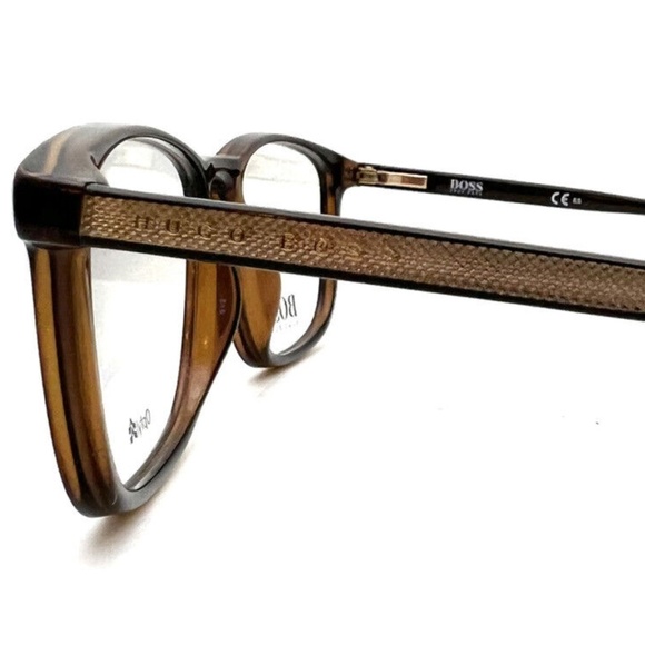 New Hugo Boss Frames Acetate BOSS 1050 086 54 18 145 Eyeglasses Unisex Havana - Picture 3 of 6